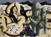 Fernard Leger Bather oil painting